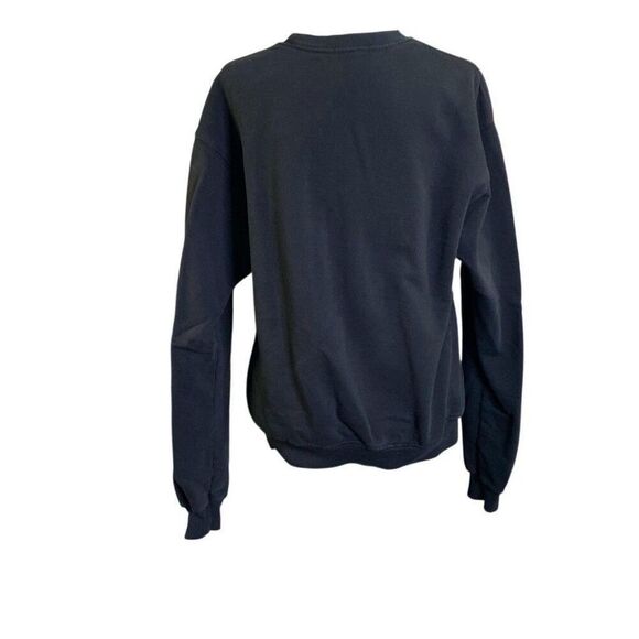 Good American So Good Black Cotton Fleece Boyfriend Oversized Sweatshirt 1 Small - Picture 3 of 6